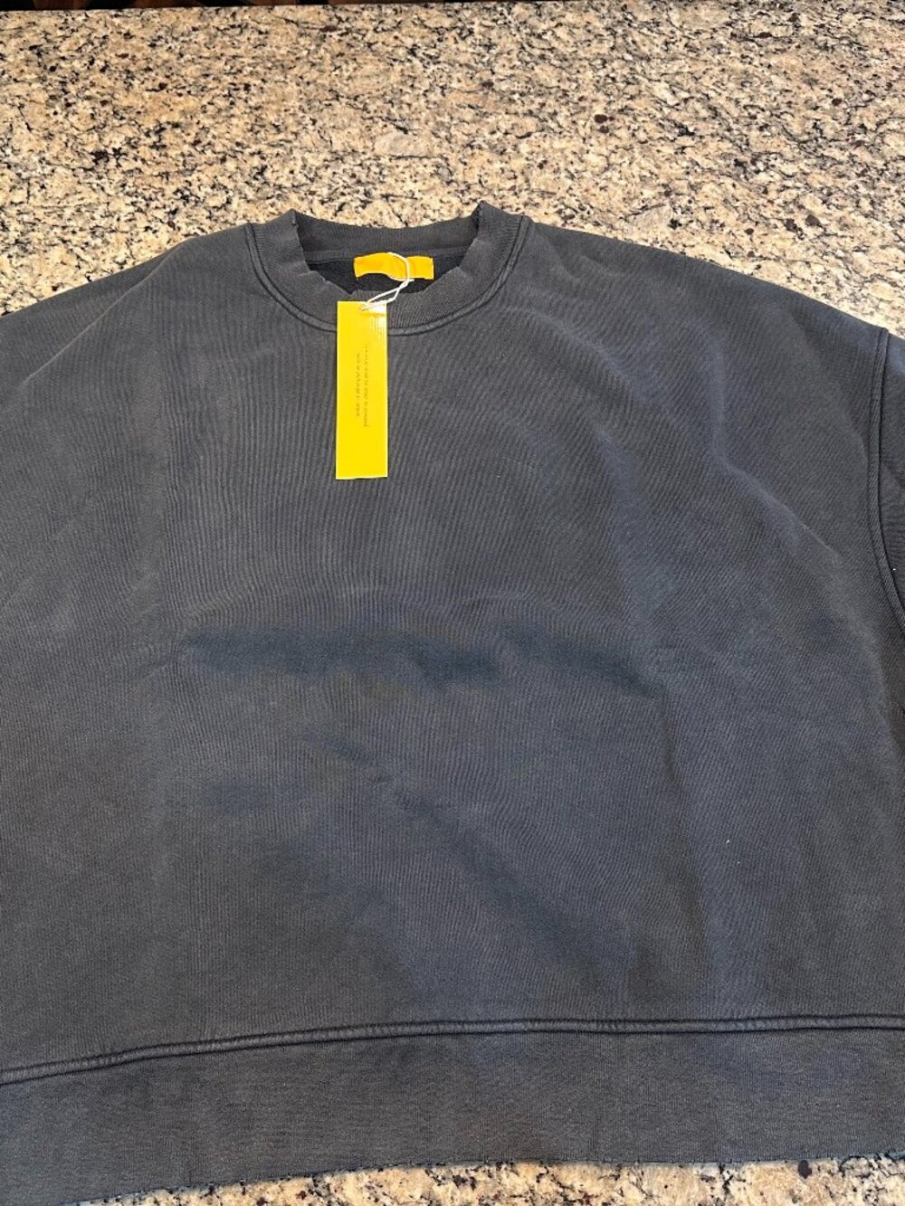 YELLOW LABEL COZYYY CREW SWEATSHIRT BLUEBERRY ONE SIZE